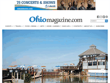 Tablet Screenshot of ohiomagazine.com